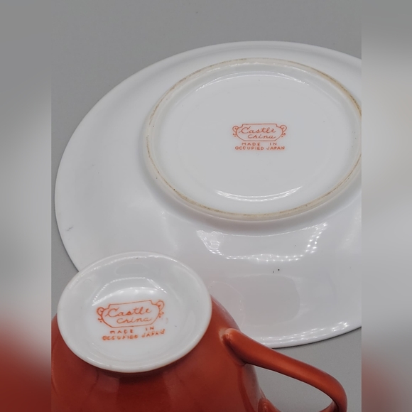 Castle China Dining Vintage Castle China Small Tea Cup Made In
